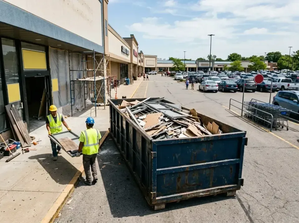 retail-store-renovation-debris-003 — frequently asked questions, Roll-off Dumpster Rentals in Heron Bay, GA